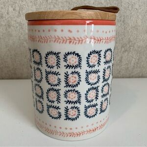 Threshold Ceramic Canister with Wooden Lid